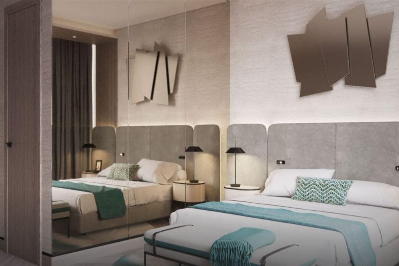 Paramount Hotel Midtown Dubai Exterior photo A room at the hotel